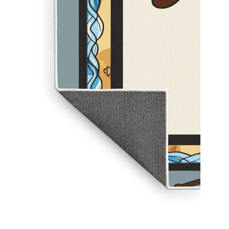 Tapis de vacances d'Halloween The Holiday Aisle®, Rectangle de 5 pi x 8 pi