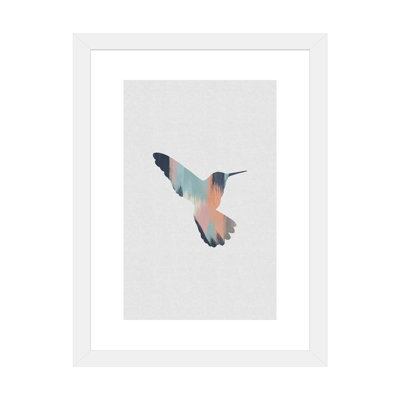 Pastel Hummingbird II - impression d'art graphique