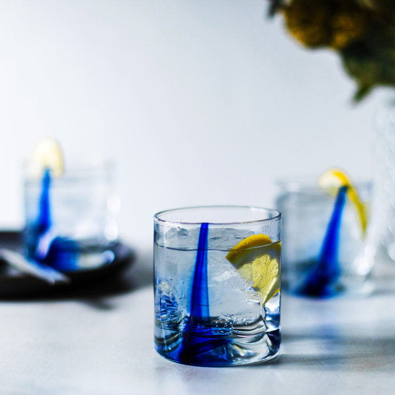 Libbey Blue Ribbon Impressions 8-ounce Rocks Glass Set