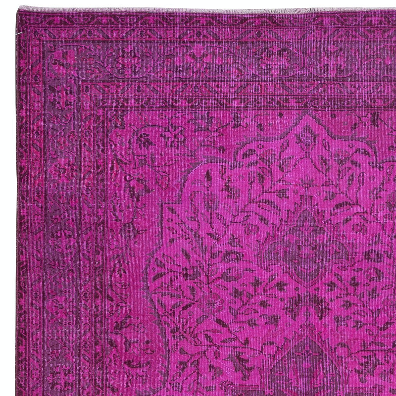 Tapis de salon contemporain fait à la main 6,4 x 9,8 pi, tapis en laine turque, tapis de salon