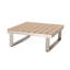 Table de coin et table basse en aluminium kaki, P 30,04 po, l 26,72 po, aluminium kaki massif 46,01 lb, profond, large, haut