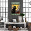 «Black Cat I Am The View On», impression sur toile-1874708300