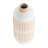 Vase Stoneware Ceramic Boho-Inspired Grooved Vertical Line Detailing Handcrafted Decorative Accent Organic Modern Rustic Artisan Crafted Textured Artistic Design Contemporary Home Decor Piece