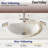 20'' x 17'' White Oval Vitreous China Drop-in Bathroom Sink with Overflow-101986761