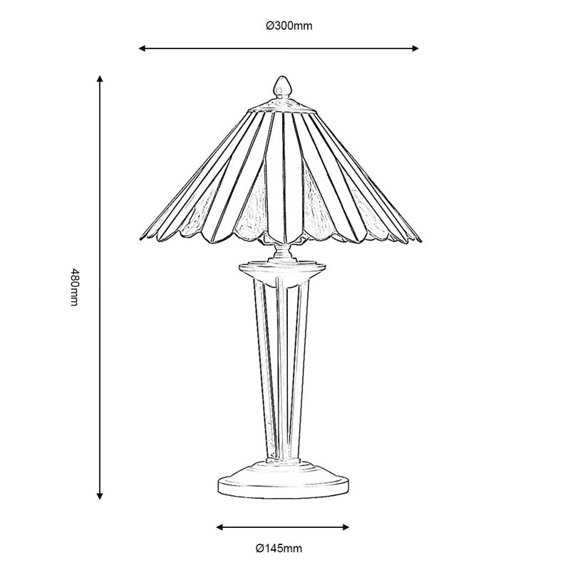 Edelare Metal Table Lamp