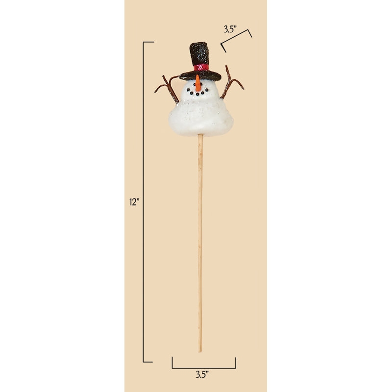 Bonhomme de neige 3,5 po sur choix 8 po