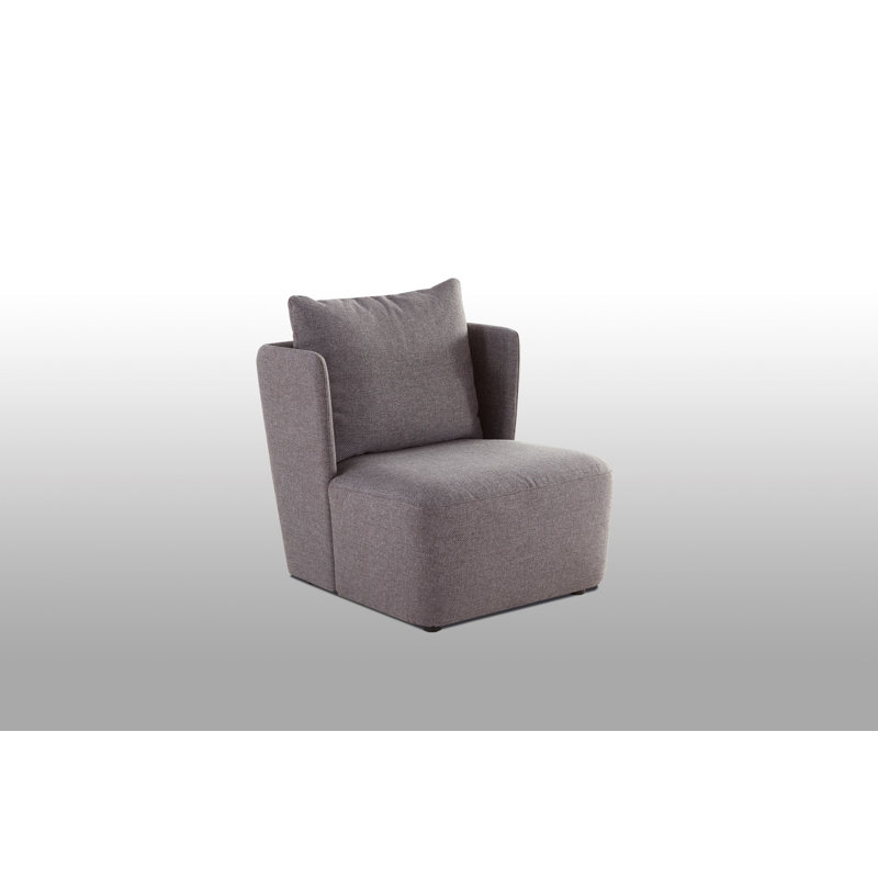Fauteuil en polyester 26,5 po Eastview, Gris