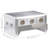Aluminum Frame Single Coffee Table with Storage