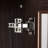60" High Display Cabinet with 2 Storage Drawers Pantry with Glass Door and LED Lighting-261541702