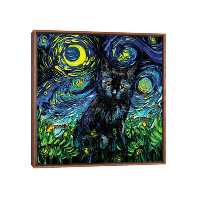 " Black Cat Night #3 " by Aja Trier