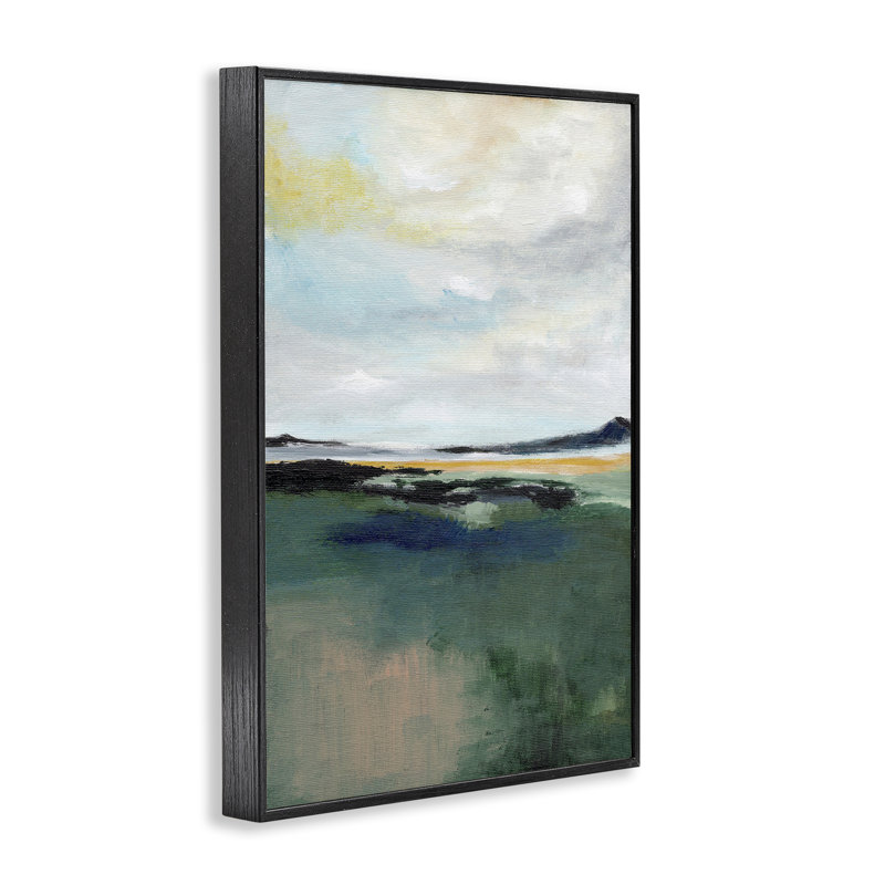 «Umber Landscape Illusion», estampe numérique, conception par 1x, H 18 po x l 12 po, Giclée encadrée noir minuit