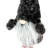 Sitting Gnome With Soft Legs  Set of 4  7.5" x 3" x 14.5"H  Gray