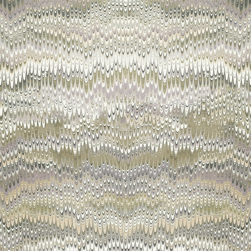 Stonewashed - Papier peint sauge taupe