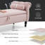 Chaise longue avec accoudoirs capitonnés Dejonnae-1105005247