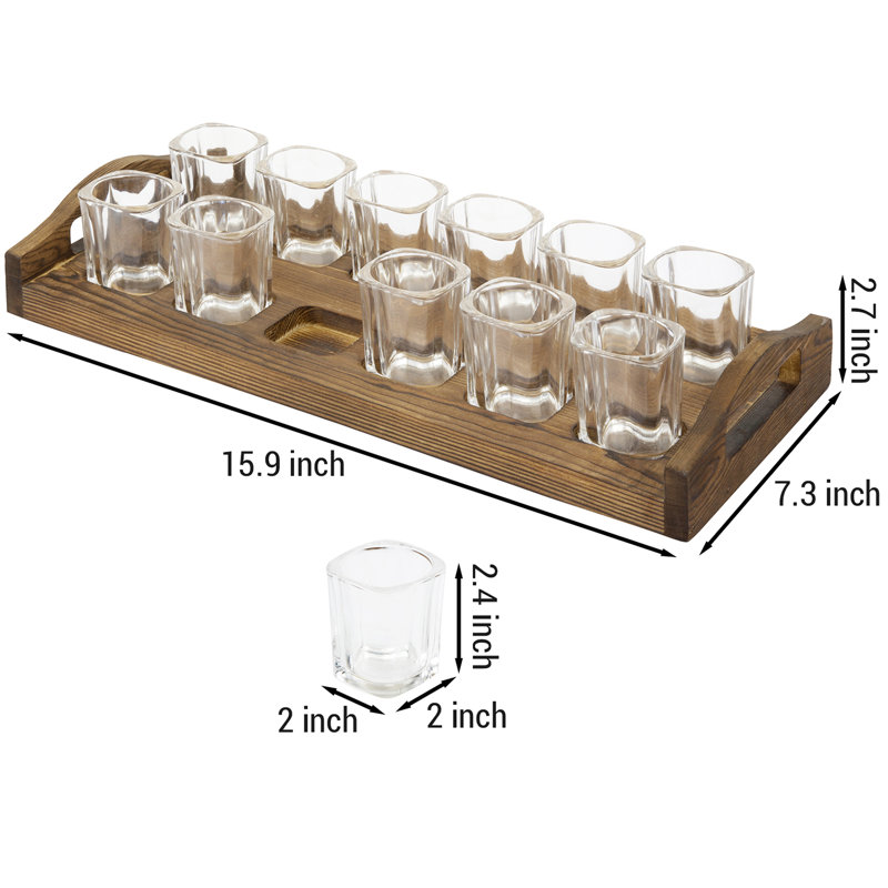12 Piece 148ml Shot Glass Set