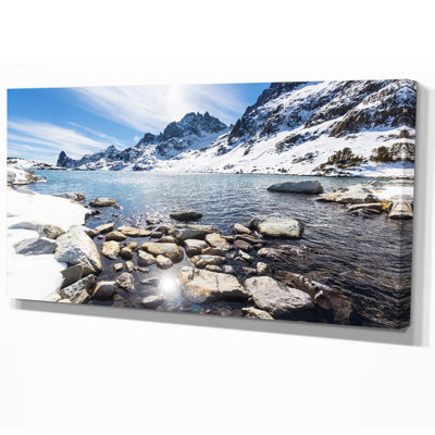 " Sierra Nevada Mountains in Winter Season " Print
