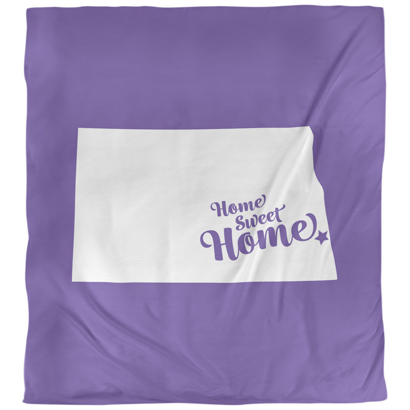 Housse de couette pour la maison, Housse de couette pour très grand lit, Mauve, Microfibre