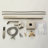 Freestanding Waterfall Tub Filler With Hand Shower, Solid 304 Stainless Steel, Cupc Ceramic Cartridge, 1.8 GPM Hand Shower, Matte Black / Brushed Gold-124339752
