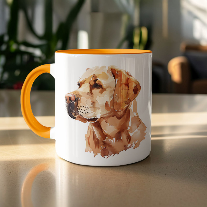 Mug, Orange, 4