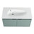 35.8'' Single Bathroom Vanity with Resin Top