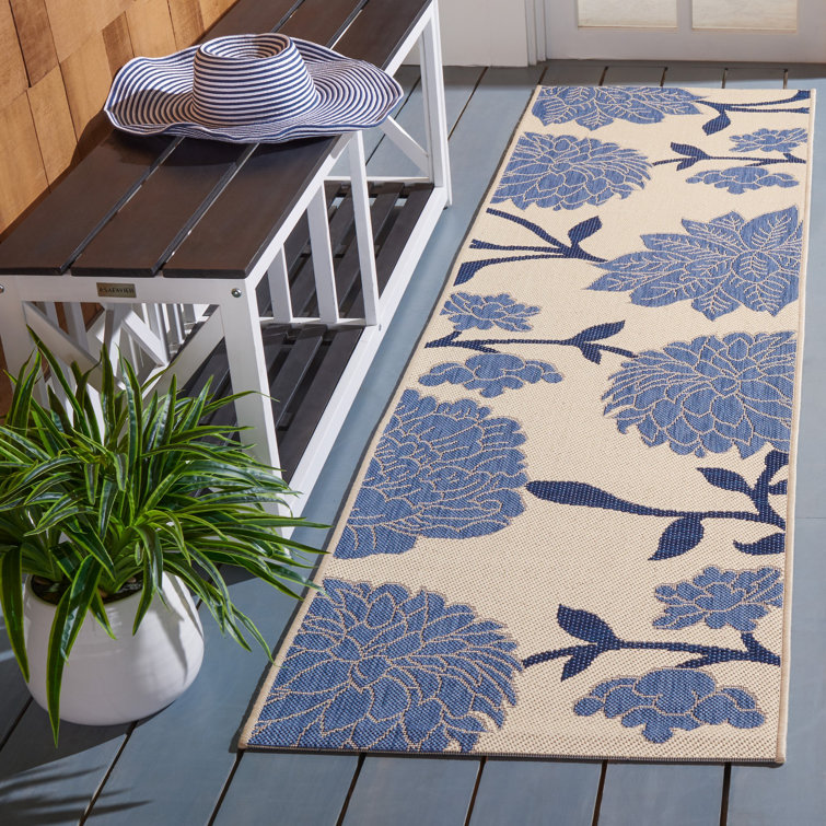 Adelmino Performance Floral Indoor/Outdoor Area Rug