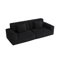 Grand canapé à compression en tissu rayé de 106,3 pouces, style moderne, style maison confortable, salon, mobilier de chambre à coucher, compression à vide, éponge double, droite à rebond élevé-2146552774
