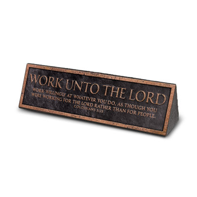 «Hanjo Work Lord», plaque décorative en résine
