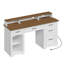 Bureau d'ordinateur 58 po avec bureau Power Out Farmhouse
