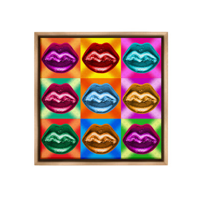 "Vivid Lips Abstraction" par Ziwei Li sur toile