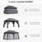 Outsunny 10' X 13' Patio Gazebo, Outdoor Gazebo Canopy Shelter With Netting, Vented Roof, Steel Frame For Garden, Lawn, Backyard, And Deck-123283150-123283147