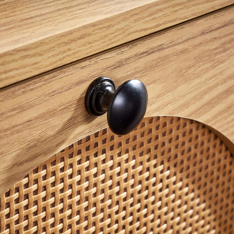 Amareya 40cm W Manufactured Wood Bedside Table