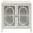 White Console Table with 2 Doors