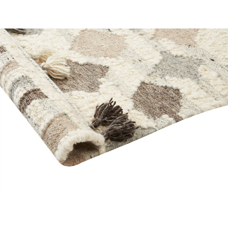 Novello Geometric Hand Woven Area Rug, Rectangle 80 x 150cm