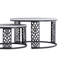 Ensemble de 2 tables basses gigognes noires-838135987