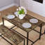 Sylvie 4 - Person Patio Dining Set with Rectangular Table-1406477173