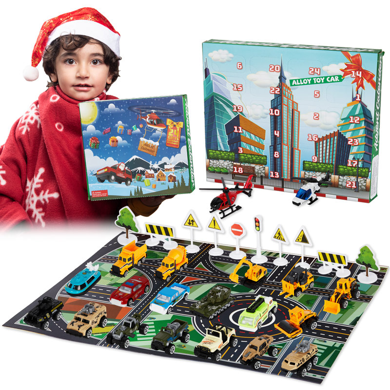 Calendrier de l'Avent en alliage
