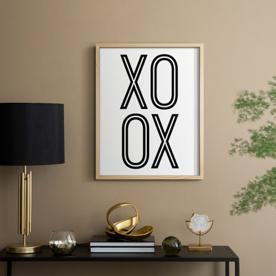 Bold Love I Framed Print - Solid Wood