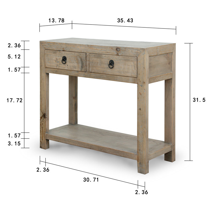Delanne 35'' W Console Table