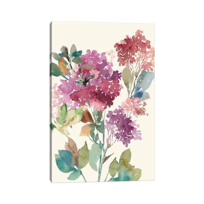 Sweet Hydrangea I by Asia Jensen - Wrapped Canvas Painting