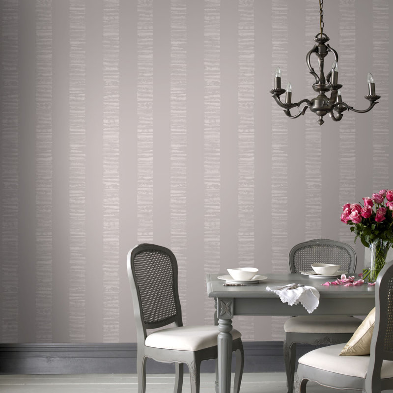 Boutique Mara Stripe Wallpaper, Neutral