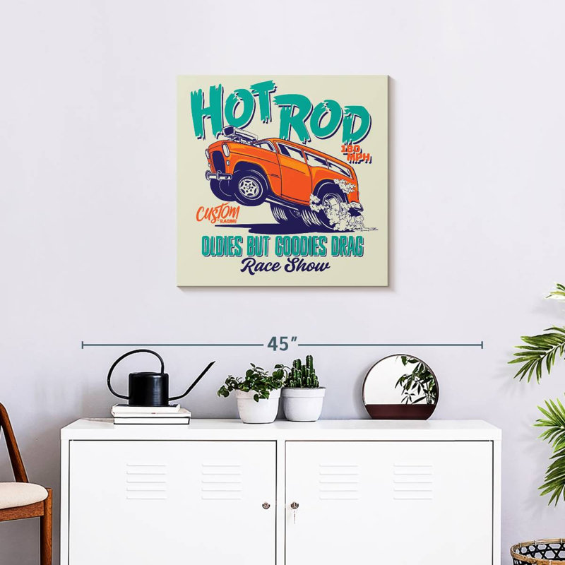 Affiche du Hot Rod Race Show, H 24 po x l 24 po