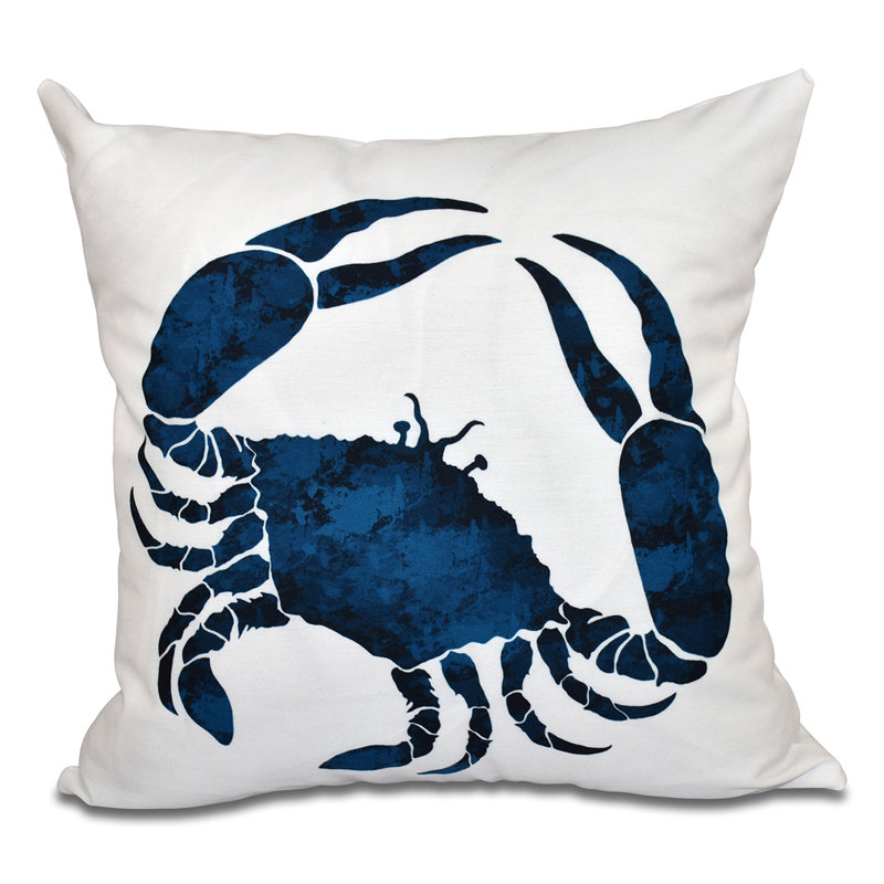 Housse de coussin d'extérieur carré Beach Insert, 20 po x 20 po, Bleu marine