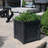 Lakeland Square Resin Planter with Water Reservoir-1947375405-1947375408