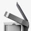 simplehuman 58L rectangular sensor can with voice and motion control, brushed stainless steel