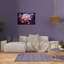 1 Panel Purple Flower Pictures Purple Paintings Abstract Flower Pictures Wall Decor Abstract Flowers Print on Canvas Plum Color Wall Art for Home Decor Stretched and Framed 12x18 inch