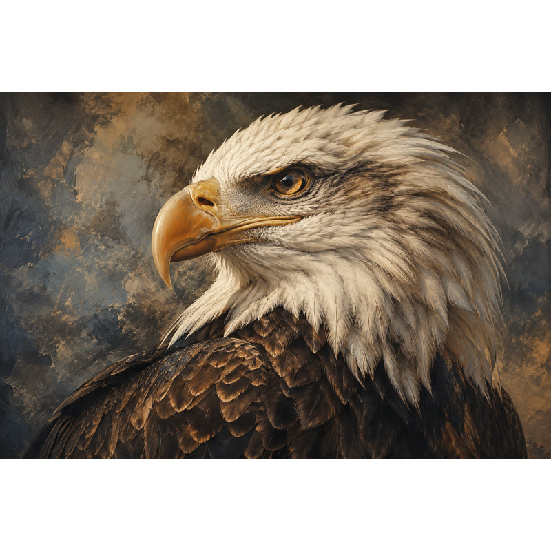 Art mural neutre sur toile neutre Americana, 30"H x 40"W x 1.5"D