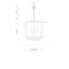 Fringe Leather Chandelier w/ Solid Accents-2084546995-2084560025-2084560024