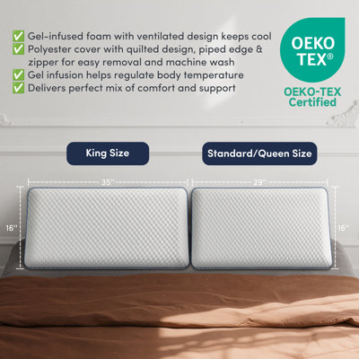 Memory Foam Pillow - Sleep by Wayfair™