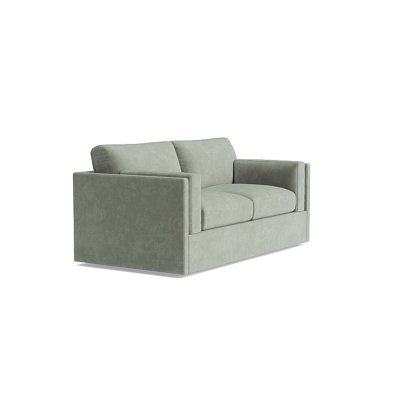 Fairfax Loveseat (70"), Velvet - Sage