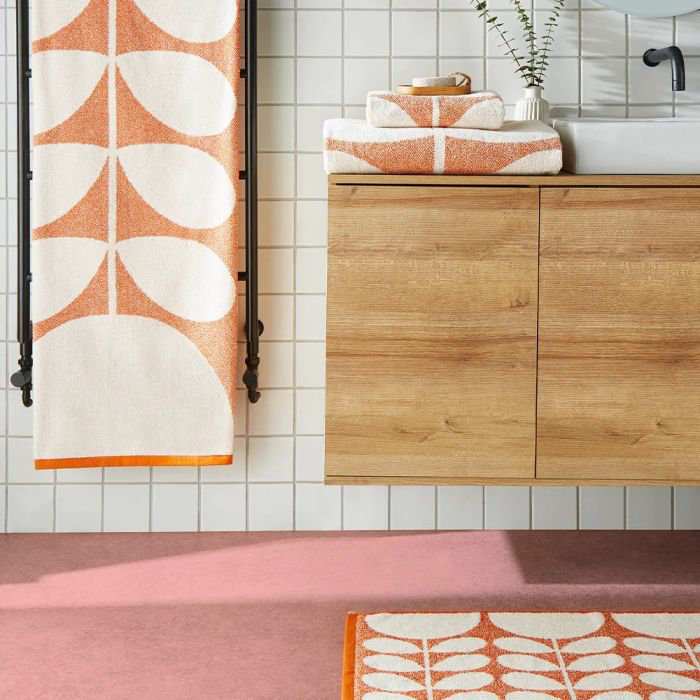 Sunflower Hand Towel Single, Orange